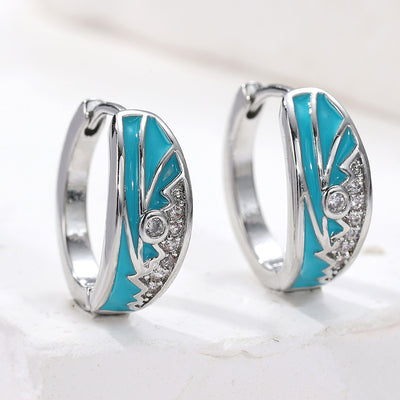 Chenyue Cross-Border Earrings Simple Stylish Bohemian Hoops