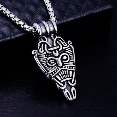 European And American Retro Mens Pendant Stainless Steel Titanium Steel Necklace