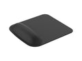 Techancy Tapete de Rato Preto TW2776, espuma de memória 20mm, apoio ergonômico para pulso, conforto e alívio de fadiga