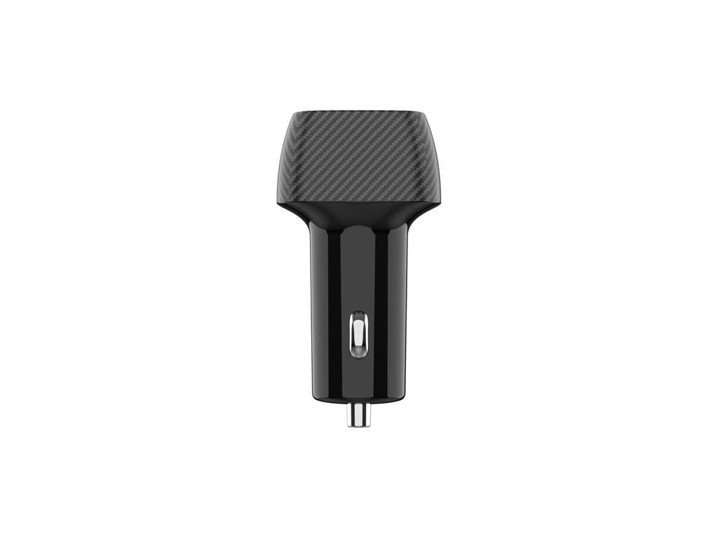 Techancy Carregador Deautomóvel48w  TC6432, Carregamento Rápido Pd3.0 De Porta Dupla Usb-A+Usb-C, Preto